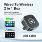 Wireless CarPlay & Android Auto Adapter - Plug & Play