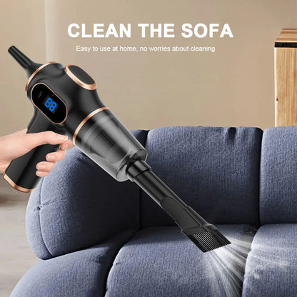 Wireless Car Vacuum Cleaner-Portable 2-in 1 Mini Vacuum