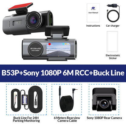 DriveForce WiFi Dash Cam-GPS Night Vision Car Camera