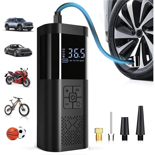 Portable Wireless Tire Inflator-150 PSI Air Compressor with Digital Display