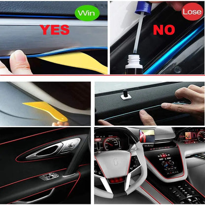 Car LED Ambient Light Strip - USB Neon Interior Lighting Kit (5M)