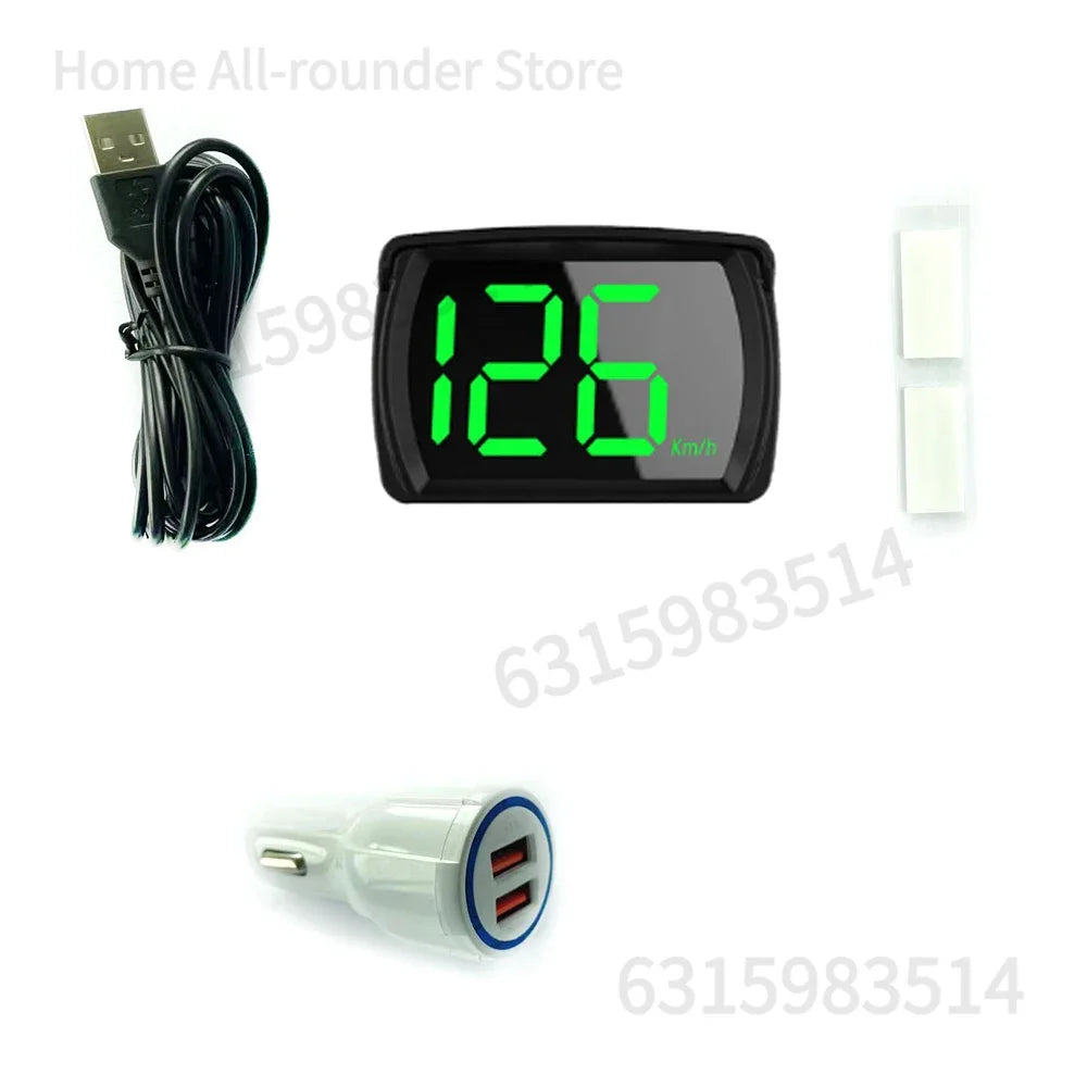 DriveForce Digital Car HUD - GPS Speedometer Head-UP Display