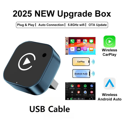 Wireless CarPlay & Android Auto Adapter - Plug & Play