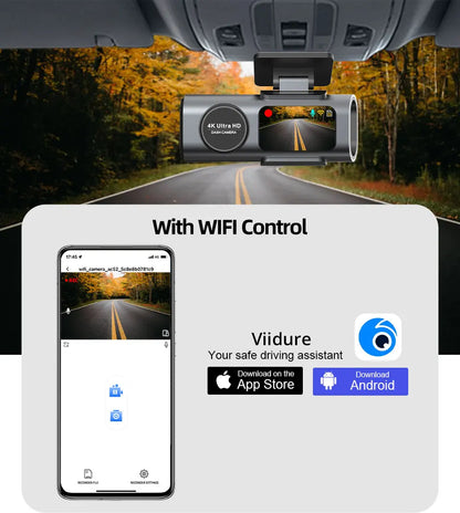 DriveForce WiFi Dash Cam-GPS Night Vision Car Camera
