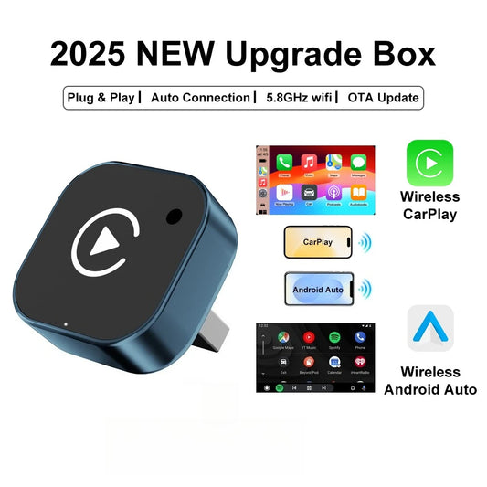 Wireless CarPlay & Android Auto Adapter - Plug & Play