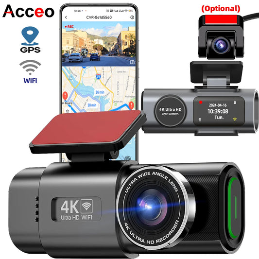 DriveForce WiFi Dash Cam-GPS Night Vision Car Camera